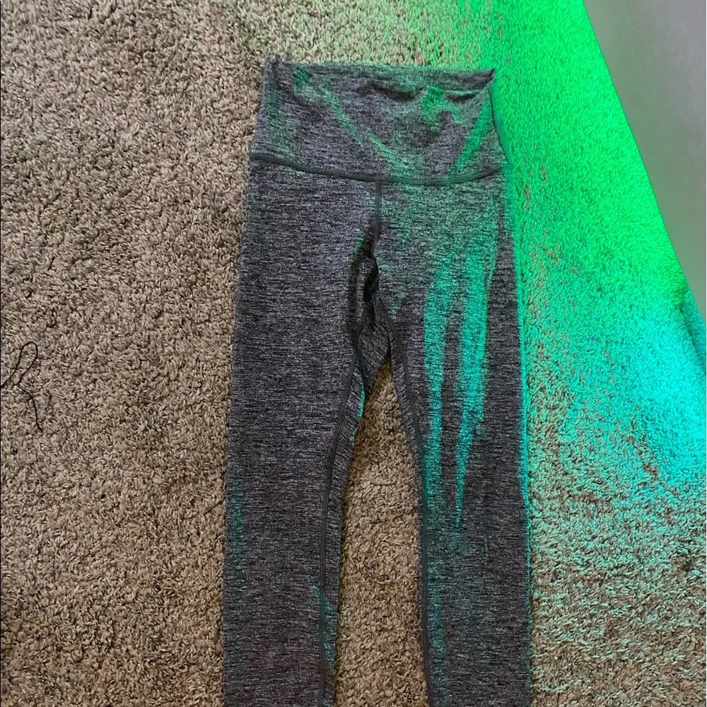 Grey lulu leggings size 4